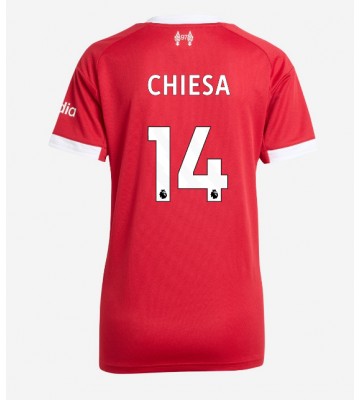 Liverpool Federico Chiesa #14 Replik Heimtrikot Damen 2025-26 Kurzarm